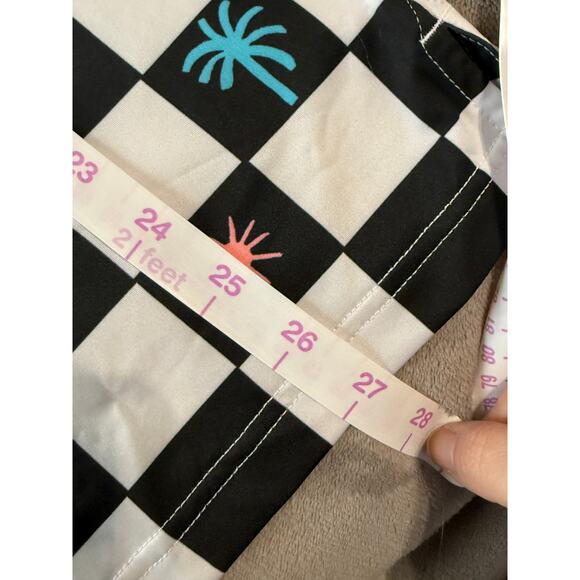 NWOT Chubbies Check Me Out Printed Short Sleeve Performance Polo Shirt Sz Small - Picture 5 of 6